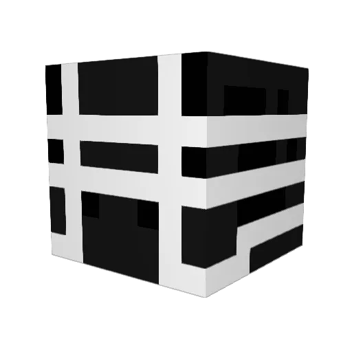 Nann_ Minecraft avatar head, 3D render