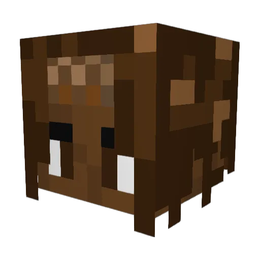 NannaRamos Minecraft avatar head, 3D render