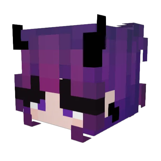 Nanna_OF Minecraft avatar head, 3D render