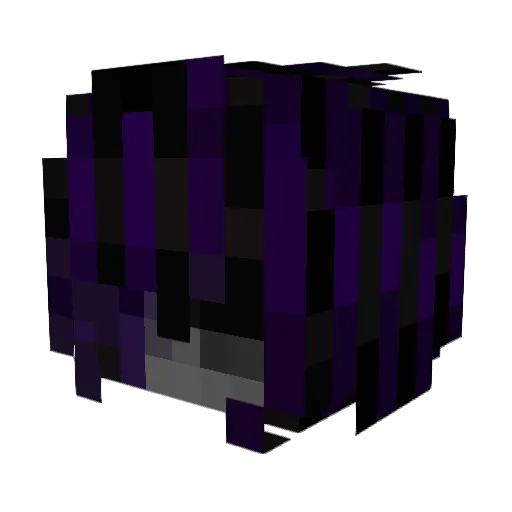 Nannax0 Minecraft avatar head, 3D render