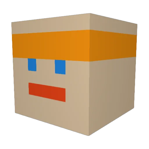 NannoDrake722 Minecraft avatar head, 3D render