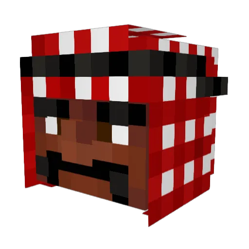Nano5133 Minecraft avatar head, 3D render