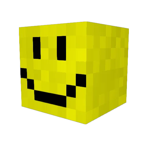 Nano975 Minecraft avatar head, 3D render