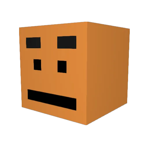 NanoL4n Minecraft avatar head, 3D render