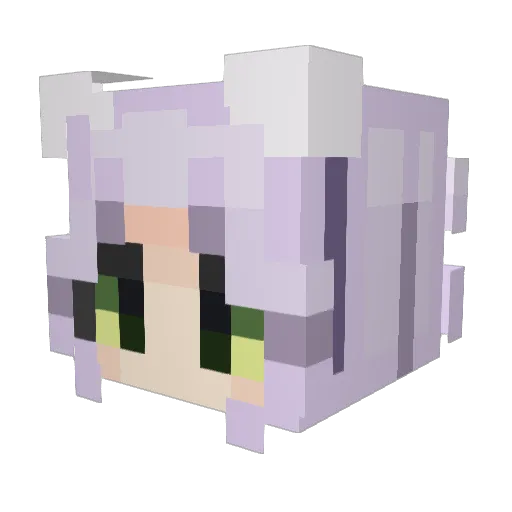 NanoVG Minecraft avatar head, 3D render