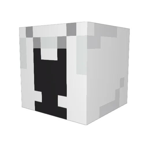 NanoWorld Minecraft avatar head, 3D render