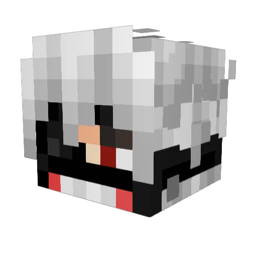 Nano_Swipe Minecraft avatar head, 3D render