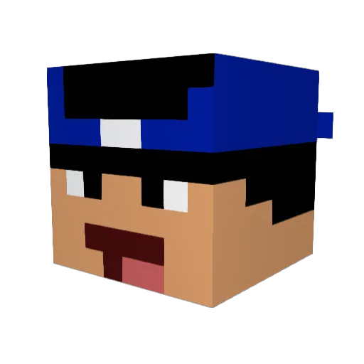 Nanowatch21 Minecraft avatar head, 3D render