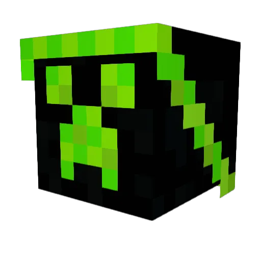 Nanthaxx Minecraft avatar head, 3D render