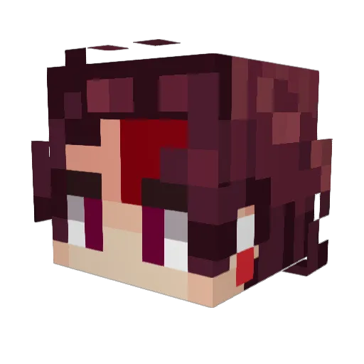 Nantus_G Minecraft avatar head, 3D render