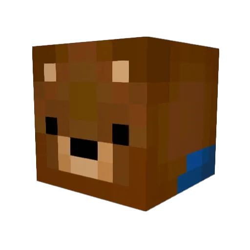 Nanuk18 Minecraft avatar head, 3D render