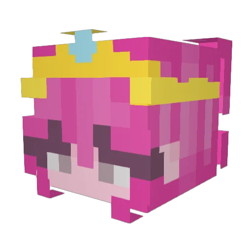 Nanuyi Minecraft avatar head, 3D render