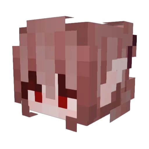 Nao94 Minecraft avatar head, 3D render