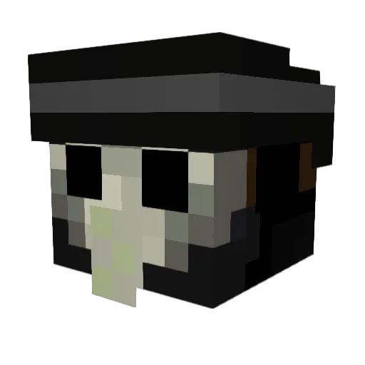 NaoLigoNp Minecraft avatar head, 3D render