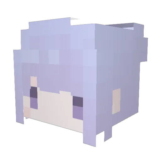 Naoaki0112 Minecraft avatar head, 3D render