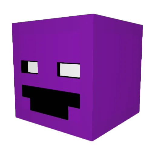 NaomiBlitzy Minecraft avatar head, 3D render