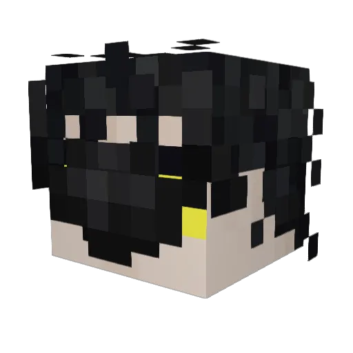 Naooo__ Minecraft avatar head, 3D render