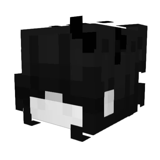 Naoowoo Minecraft avatar head, 3D render