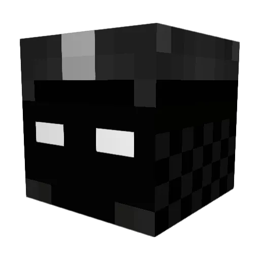 Napaton Minecraft avatar head, 3D render