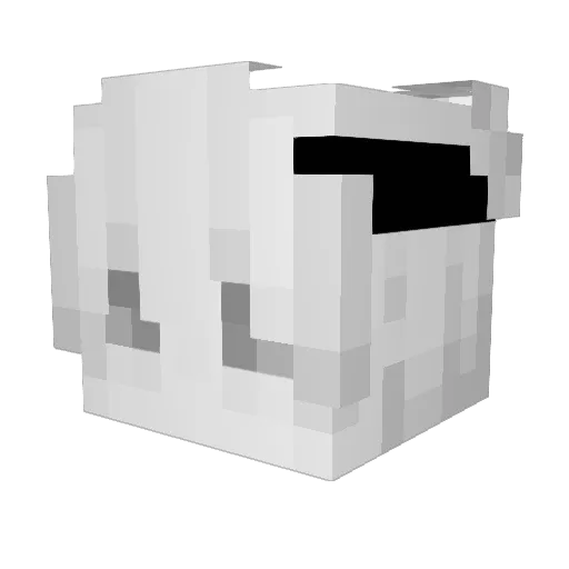 Napka64 Minecraft avatar head, 3D render
