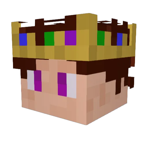 Napoleonberkmann Minecraft avatar head, 3D render