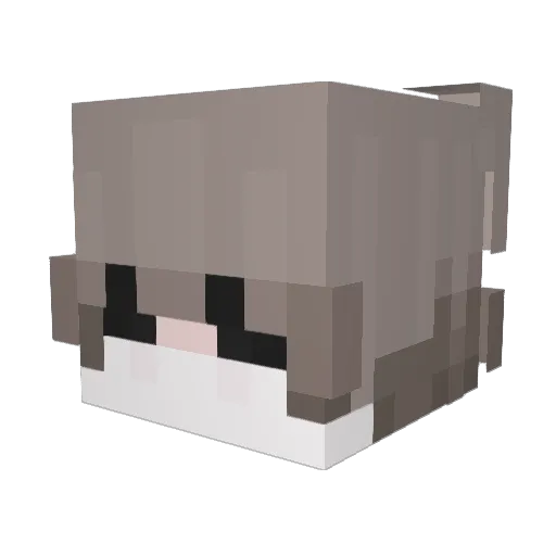 NappyHaru Minecraft avatar head, 3D render