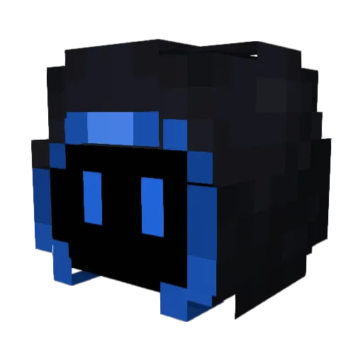 Nar0xV Minecraft avatar head, 3D render