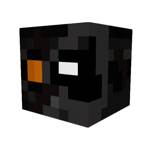 NarCron Minecraft avatar head, 3D render