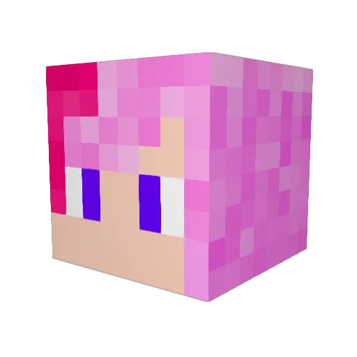 NarNar132 Minecraft avatar head, 3D render