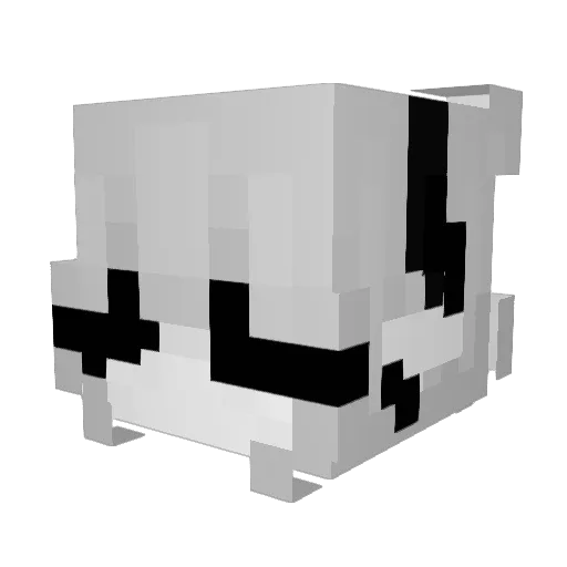 Narc0ss Minecraft avatar head, 3D render