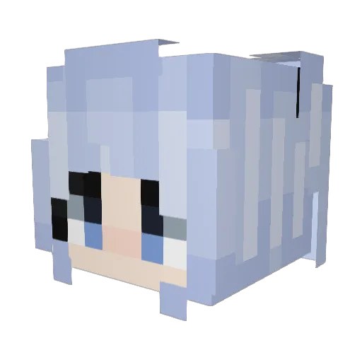 Narcosens Minecraft avatar head, 3D render