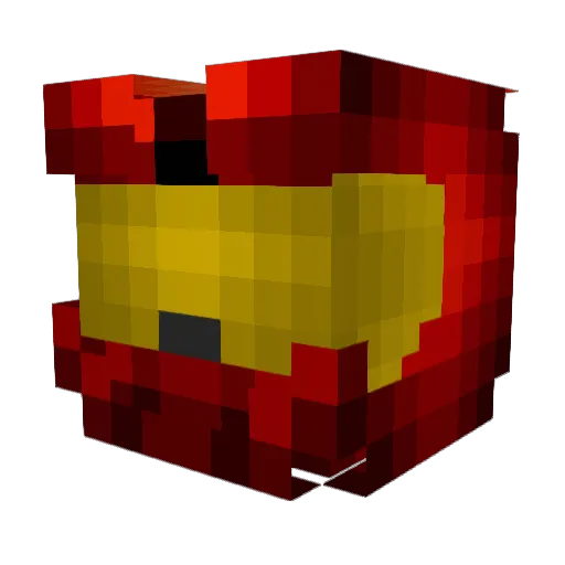 Nardaren Minecraft avatar head, 3D render