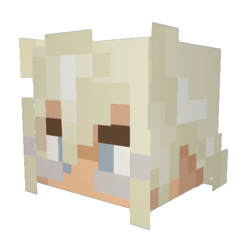 Nardim_m Minecraft avatar head, 3D render