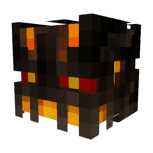 NardoWong Minecraft avatar head, 3D render