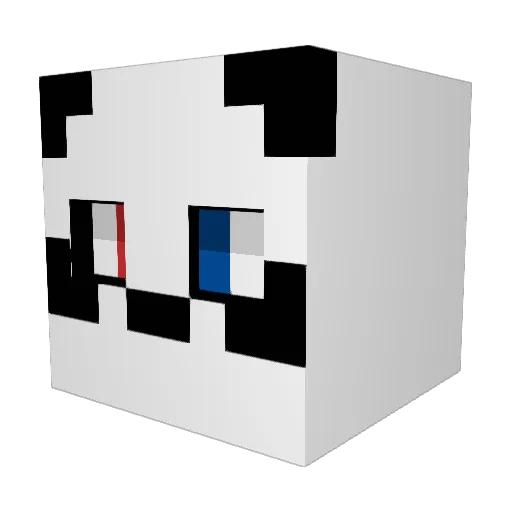 Nardy Minecraft avatar head, 3D render