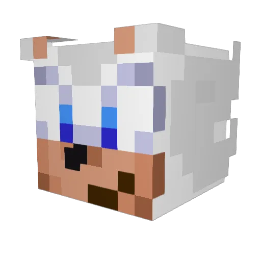 Narek1 Minecraft avatar head, 3D render