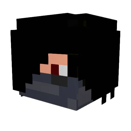 Narex17 Minecraft avatar head, 3D render