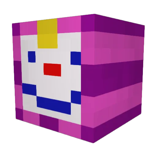 Narfism Minecraft avatar head, 3D render