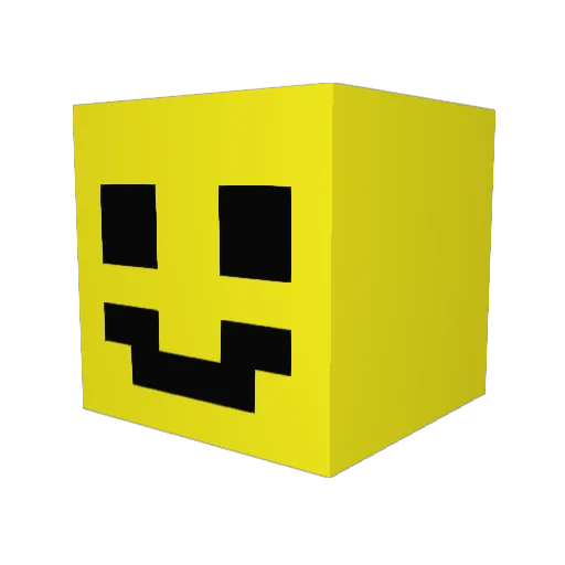 Nargal Minecraft avatar head, 3D render