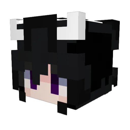 NariNolife Minecraft avatar head, 3D render