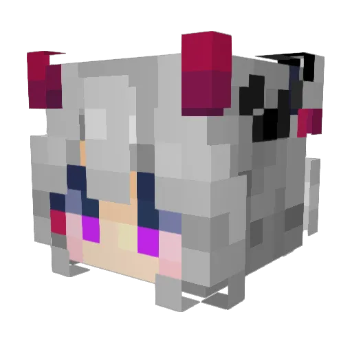 Nari_Hari Minecraft avatar head, 3D render