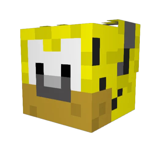 Narik15 Minecraft avatar head, 3D render