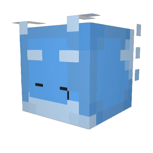 Narin_14 Minecraft avatar head, 3D render