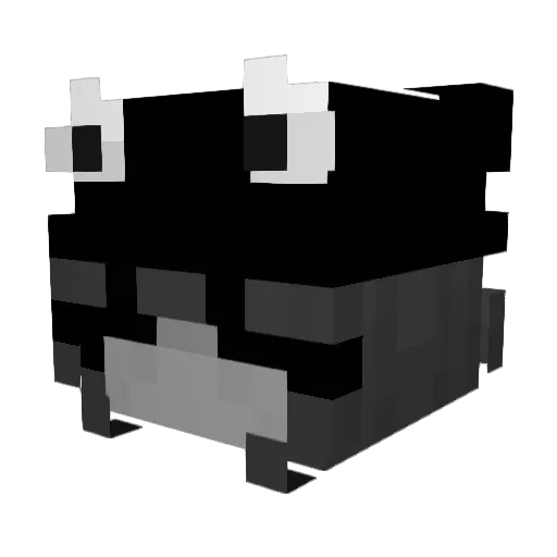 Narina Minecraft avatar head, 3D render