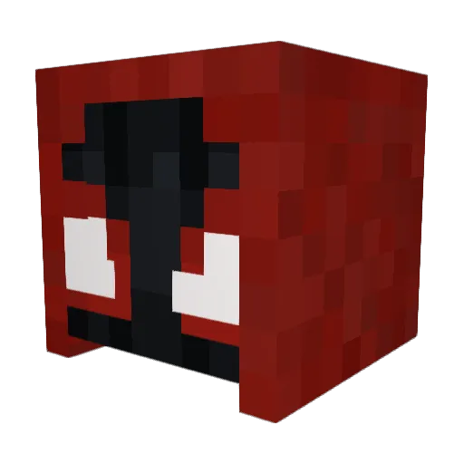NarmaKarma Minecraft avatar head, 3D render