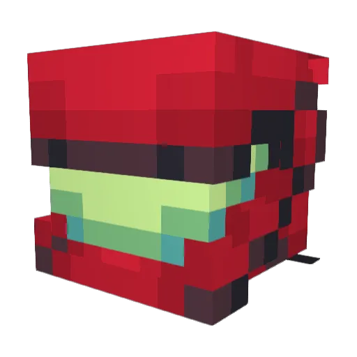 NaroMC Minecraft avatar head, 3D render