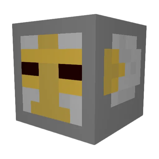 Narothon Minecraft avatar head, 3D render