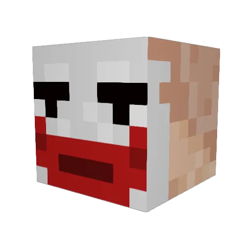 Narp_Narp Minecraft avatar head, 3D render