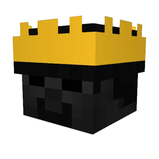 Narrus Minecraft avatar head, 3D render