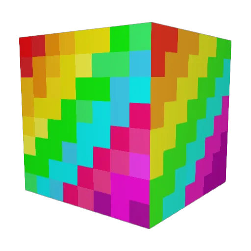 Nars2012 Minecraft avatar head, 3D render